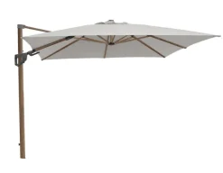 Havemøbelland Cane-line Hyde, Hængeparasol, Tilt, 3 x 3 m, Dusty White, Trælook