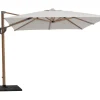 Havemøbelland Cane-line Hyde, Hængeparasol, Tilt, 3 x 4 m, Dusty White, Trælook