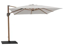 Havemøbelland Cane-line Hyde, Hængeparasol, Tilt, 3 x 4 m, Dusty White, Trælook
