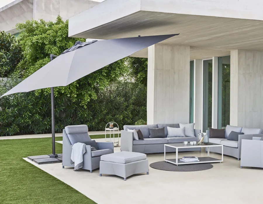 Havemøbelland Cane-line Hyde, Hængeparasol, Tilt, 3 x 3 m, Antracit grey