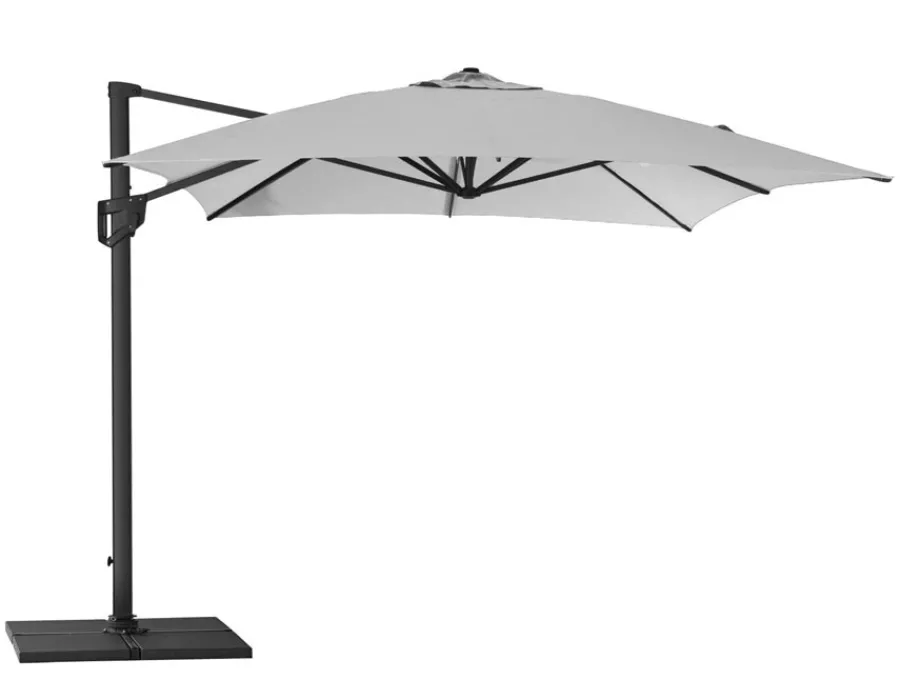 Havemøbelland Cane-line Hyde, Hængeparasol, Tilt, 3 x 4 m, Light Grey