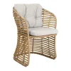 Havemøbelland Cane-line hyndesæt til Basket / Ocean Stol - Light Brown Wove