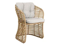Havemøbelland Cane-line hyndesæt til Basket / Ocean Stol - Light Brown Wove