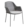 Havemøbelland Cane-line Hynde til Breeze Stabelstol - Light grey Natté