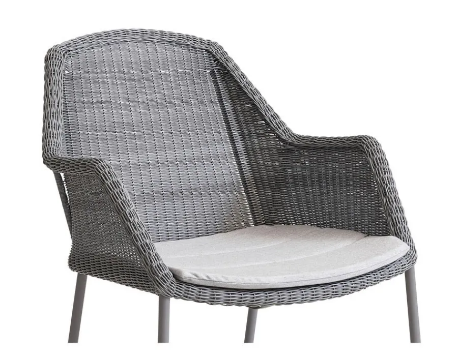 Havemøbelland Cane-line Hynde til Breeze Stabelstol - Light grey Natté