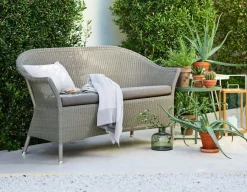 Havemøbelland Cane-line Lansing 2 pers. sofa - Taupe