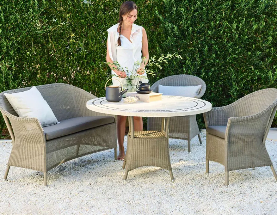 Havemøbelland Cane-line Lansing 2 pers. sofa - Taupe