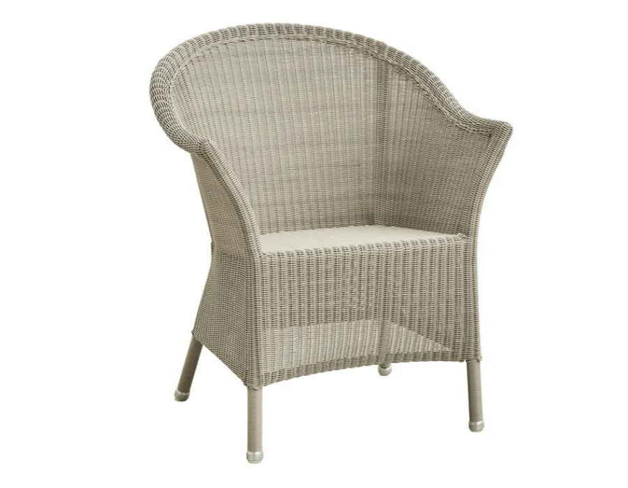 Havemøbelland Cane-line Lansing stol m/armlæn - Taupe