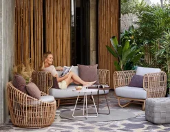 Havemøbelland Cane-line Nest Loungestol m/hynder