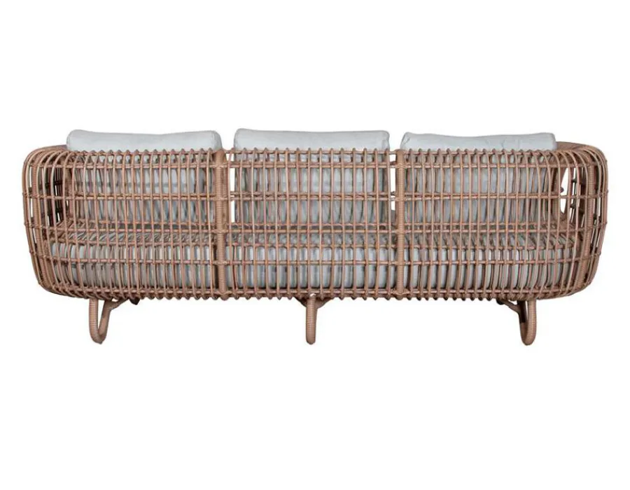 Havemøbelland Cane-line Nest 3 pers. sofa m/hynder