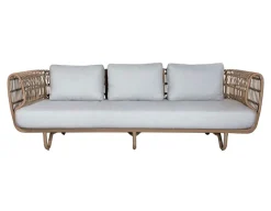 Havemøbelland Cane-line Nest 3 pers. sofa m/hynder