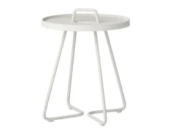 Havemøbelland Cane-line On-the-move sidebord, Ekstra lille, White