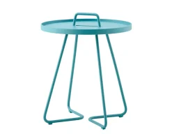 Havemøbelland Cane-line On-the-move sidebord, Lille, Aqua