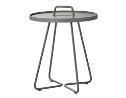 Havemøbelland Cane-line On-the-move sidebord, Lille, Light grey