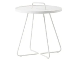 Havemøbelland Cane-line On-the-move sidebord, Stor, White