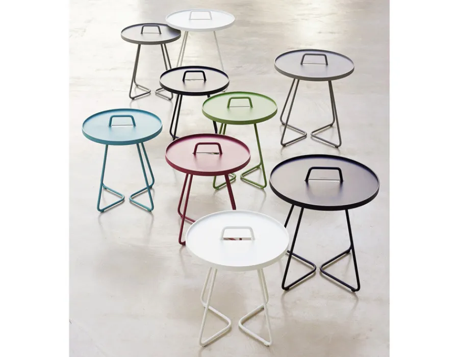 Havemøbelland Cane-line On-the-move sidebord, Stor, White