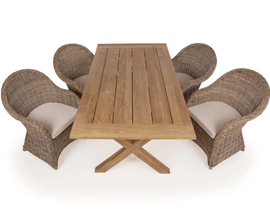 Havemøbelland Chadstone Kato Teak Havemøbelsæt
