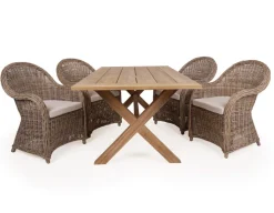 Havemøbelland Chadstone Kato Teak Havemøbelsæt