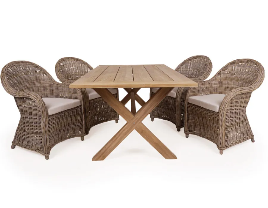 Havemøbelland Chadstone Kato Teak Havemøbelsæt
