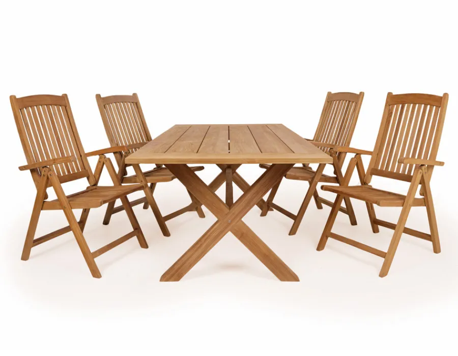 Havemøbelland Chadstone Madrid Teak Havemøbelsæt