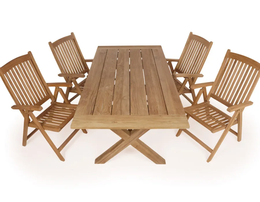 Havemøbelland Chadstone Madrid Teak Havemøbelsæt