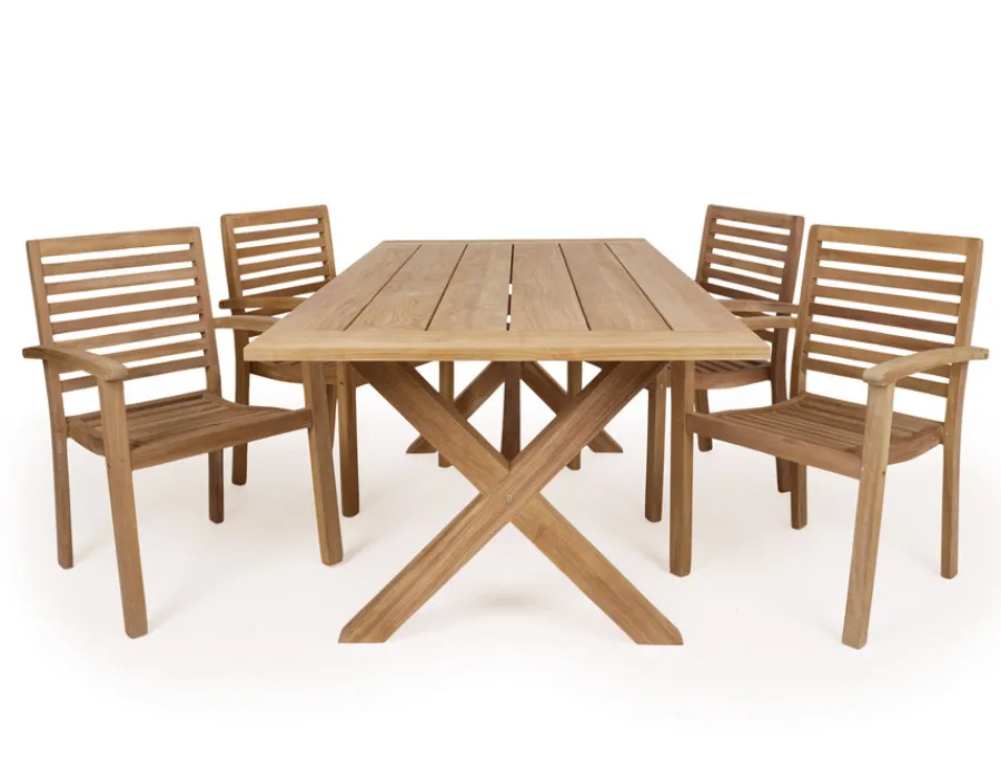 Havemøbelland Chadstone Pala Teak Havemøbelsæt