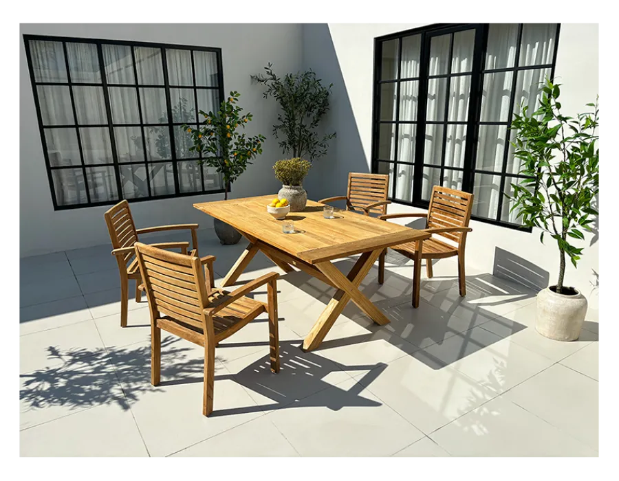 Havemøbelland Chadstone Pala Teak Havemøbelsæt