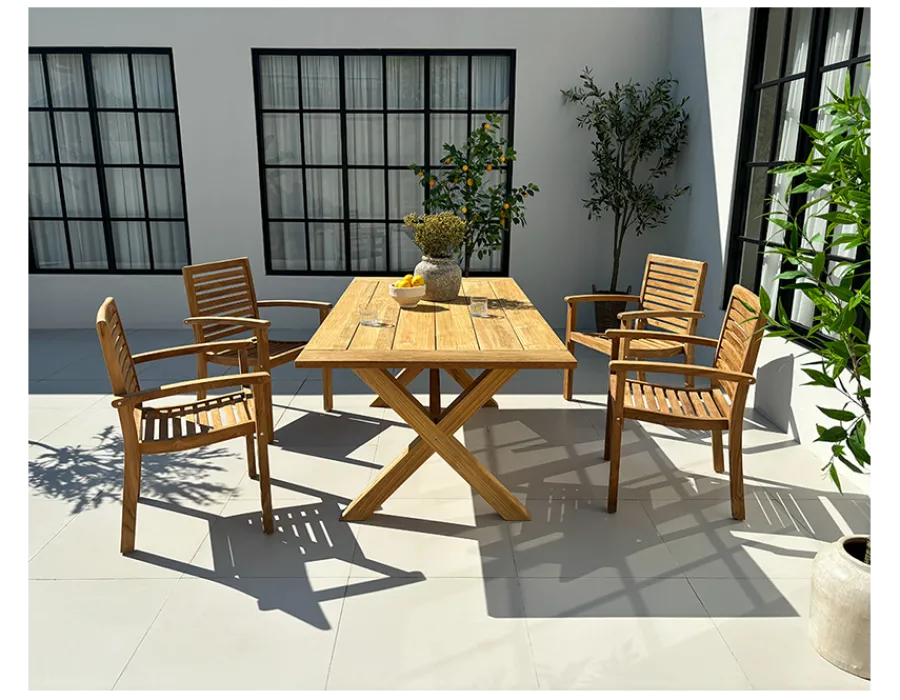Havemøbelland Chadstone Pala Teak Havemøbelsæt