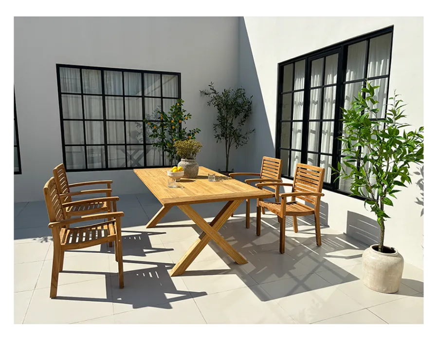 Havemøbelland Chadstone Pala Teak Havemøbelsæt