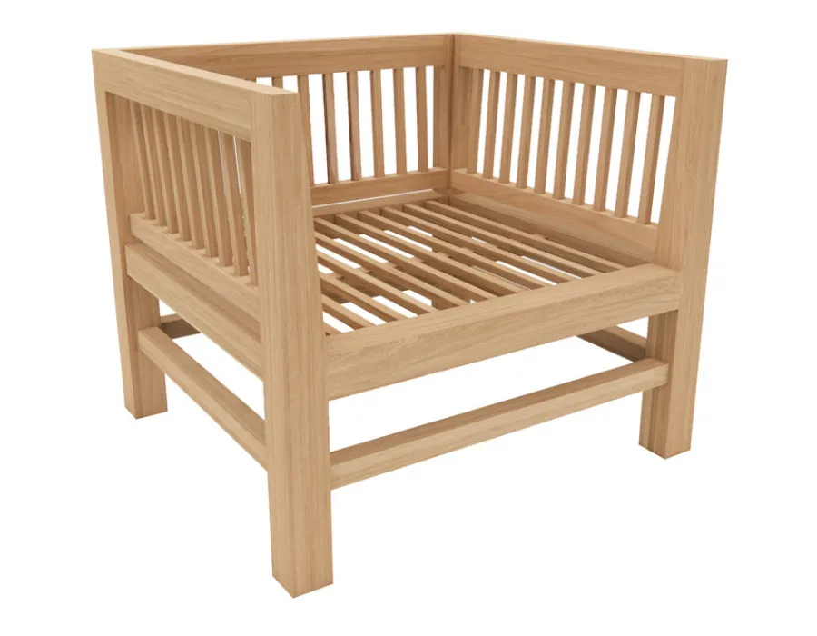 Havemøbelland Colorado Teak Dining Sofastol