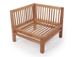 Havemøbelland Colorado Teak Hjørnemodul - m/Andorra Airflow hynder