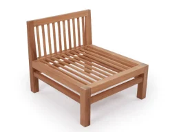 Havemøbelland Colorado Teak Mellemmodul m/Andorra Airflow hynder