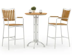 Havemøbelland DaneLine Adam Barbord - Nonwood - Hvid