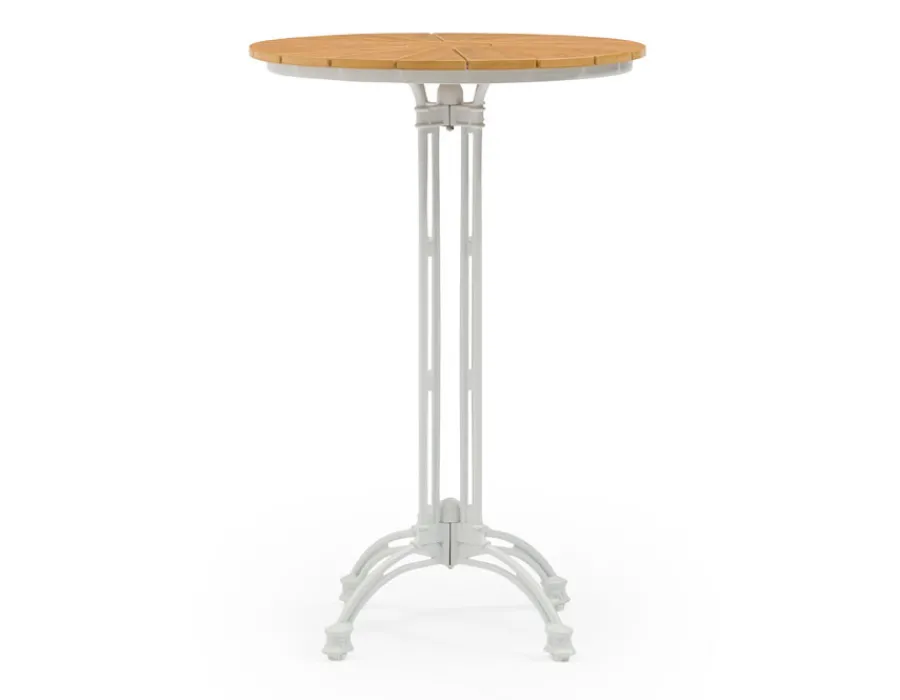 Havemøbelland DaneLine Adam Barsæt - Nonwood - Ø70 cm - Hvid