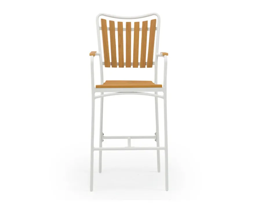 Havemøbelland DaneLine Adam Barsæt - Nonwood - Ø70 cm - Hvid