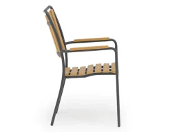 Havemøbelland DaneLine Adam Cafésæt - Nonwood - Ø70 cm - Grå