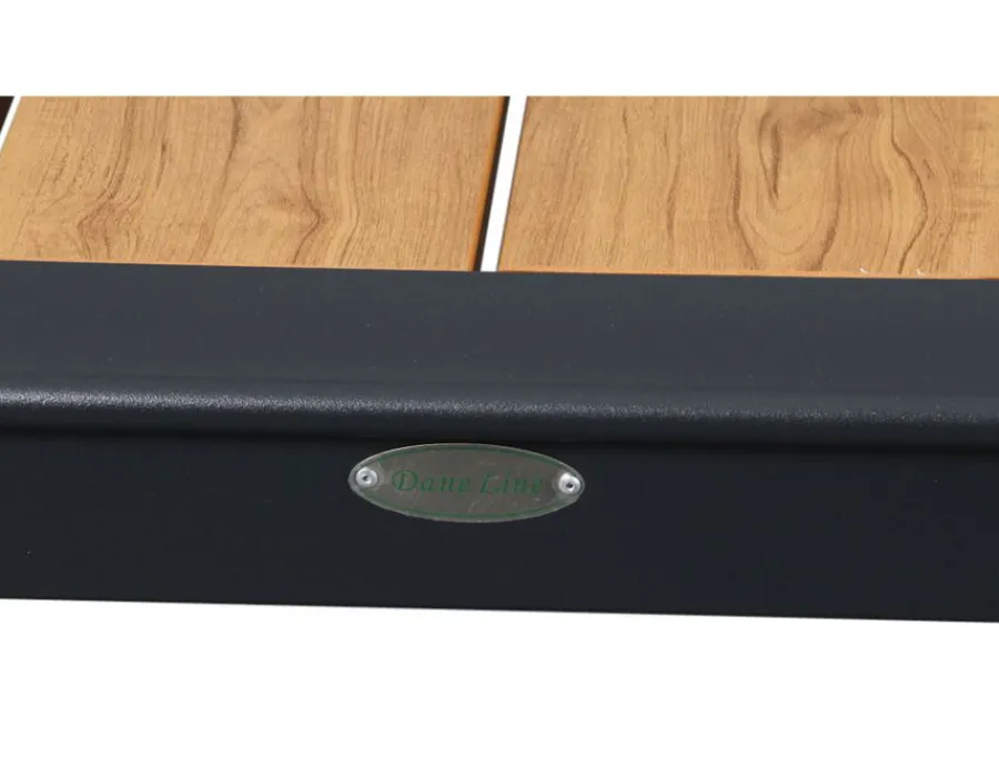 Havemøbelland DaneLine Adam Havebord - Nonwood - 102x216 cm - Grå