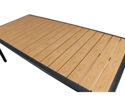 Havemøbelland DaneLine Adam Havebord - Nonwood - 102x216 cm - Grå