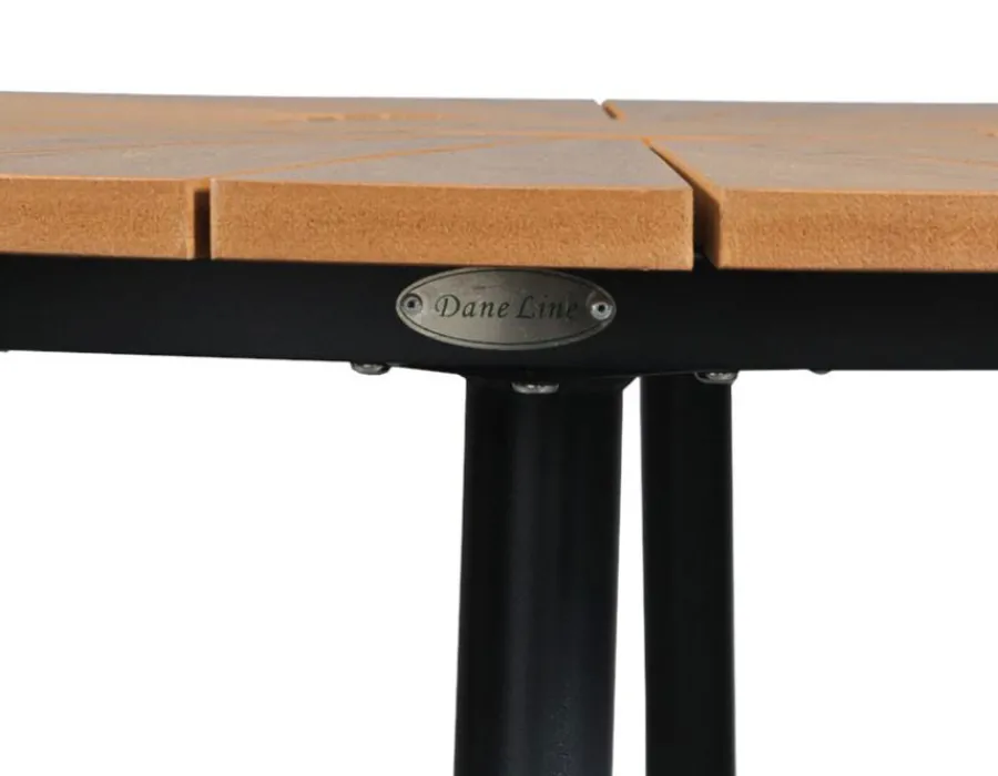 Havemøbelland DaneLine Adam Havebord - Nonwood - Ø110 cm - Grå