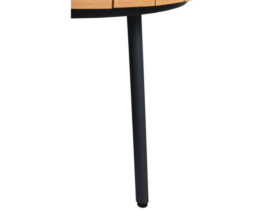 Havemøbelland DaneLine Adam Havebord - Nonwood - Ø110 cm - Grå