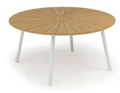Havemøbelland DaneLine Adam Havebord - Nonwood - Ø150 cm - Hvid