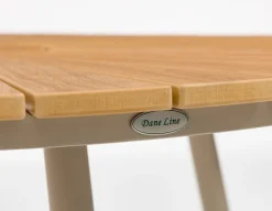 Havemøbelland DaneLine Adam Havebord - Nonwood - Ø110 cm - Latte