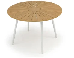 Havemøbelland DaneLine Adam Havemøbelsæt - Nonwood - Ø110 cm - Hvid