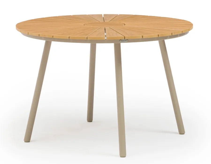 Havemøbelland DaneLine Adam Havemøbelsæt - Nonwood - Ø110 cm - Latte