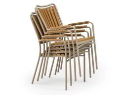 Havemøbelland DaneLine Adam Havemøbelsæt - Nonwood - Ø130 cm - Latte