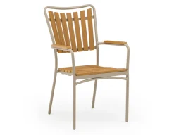 Havemøbelland DaneLine Adam Havemøbelsæt - Nonwood - Ø130 cm - Latte
