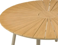 Havemøbelland DaneLine Adam Havemøbelsæt - Nonwood - Ø130 cm - Latte