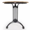 Havemøbelland DaneLine Eva Teak Cafébord - Ø70 cm - Grå