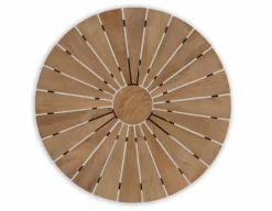 Havemøbelland DaneLine Eva Teak Cafébord - Ø70 cm - Hvid