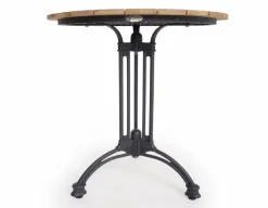 Havemøbelland DaneLine Eva Teak Cafésæt - Ø70 cm - Grå